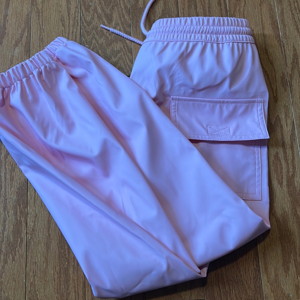 Hatley pink girls splash pants